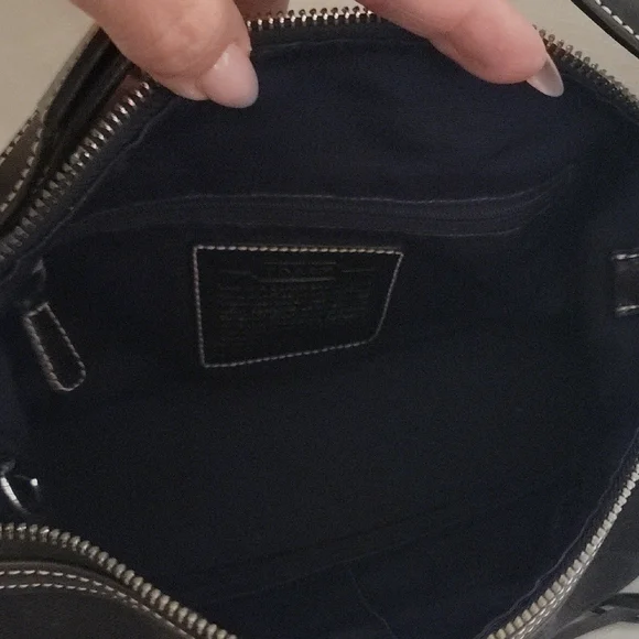 Coach Black Shoulder Bag with Tassel - Picture 8 of 8